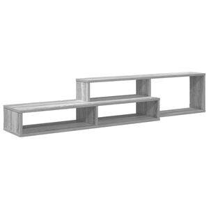 vidaXL TV-stand 150x25x28,5cm Bewerkt hout