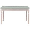 vidaXL Bankje 80x40x49 cm fluweel lichtgrijs