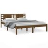 vidaXL Bedframe massief grenenhout honingbruin 120x200 cm