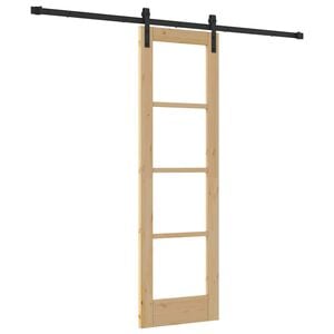 vidaXL Schuifdeur ORKDAL Naturel 61 x 198,5 cm