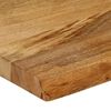 vidaXL Tafelblad met natuurlijke rand 90x20x2,5 cm massief mangohout