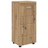 vidaXL Badkamerkastenset TULUM Artisan Eiken 37 x 31,5 x 82 cm