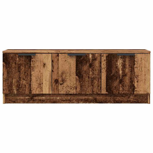 vidaXL Tv-meubel 102x35x36,5 cm bewerkt hout oud houtkleurig