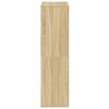 vidaXL Boekenkast 66x31x112 cm bewerkt hout sonoma eikenkleurig