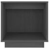 vidaXL Nachtkastjes 2 st 40x30x40 cm massief grenenhout grijs