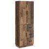 vidaXL Kastenset 2 pcs Oud hout Bewerkt hout