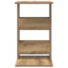 vidaXL Bijzettafel Artisan Eiken 40 x 35 x 60,5 cm Bewerkt hout