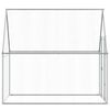 vidaXL Kippenhok 200x100x190 cm gegalvaniseerd staal zilverkleurig