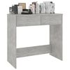 vidaXL Bureau 80x40x75 cm bewerkt hout betongrijs
