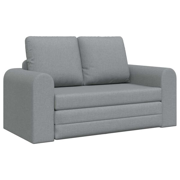vidaXL Vouwsofa Bed Lichtgrijs 148 x 71 x 83 cm Stof