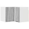 vidaXL Hangkast Grijs Sonoma en Wit 57 x 57 x 40 cm Bewerkt hout