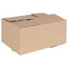 vidaXL Vouwdoos met opslag 50 pcs Naturel 30 x 21,5 x 14 cm Karton