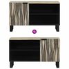 vidaXL TV Eenheden Wit 80 x 33 x 46 cm Bewerkt hout