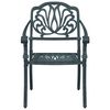 vidaXL Tuinstoelen 2 st gietaluminium groen