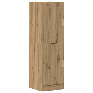 vidaXL Keukenkast 38x41,5x131,5 cm bewerkt hout artisanaal eiken
