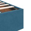 vidaXL Ottoman bed met matras 140x190cm fluweel donkerblauw