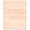 vidaXL Wandschap 40x50x(2-6) cm onbehandeld massief eikenhout