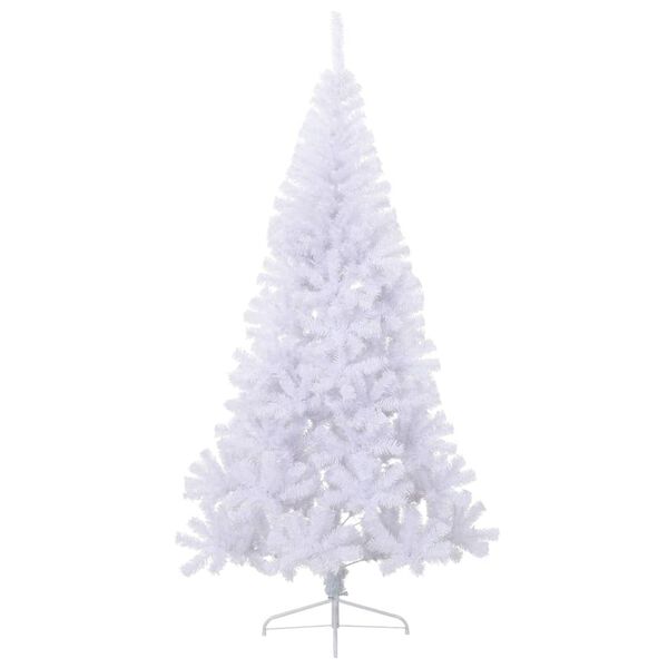 vidaXL Kunstkerstboom met standaard half 240 cm PVC groen