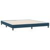 vidaXL Bedframe zonder matras 180x220 cm fluweel donkerblauw
