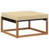vidaXL Outdoor Hocker Massief Acaciahout Naturel