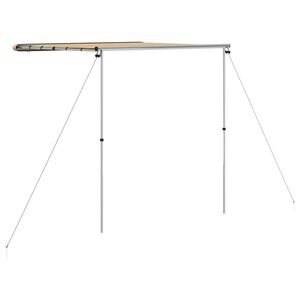 vidaXL Luifel voor camper en caravan 1,8x2x2,15 m beige