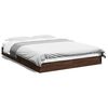 vidaXL Bedframe zonder matras bewerkt hout bruin eikenkleur 120x200 cm