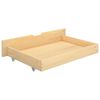 vidaXL Bedframe met 2 lades massief grenenhout 100x200 cm
