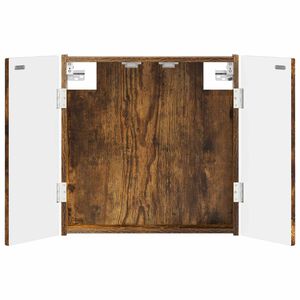 vidaXL Dartbord Kabinet ARNHEM Gerookt eiken 52,5 x 10,5 x 53,5 cm