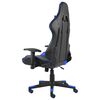 vidaXL Gamestoel draaibaar PVC blauw