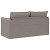 vidaXL Bank Taupe Totale afmetingen: 156 x 82 x 85 cm (B x D x H)
