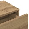 vidaXL Wandschap met lades 100x36x19 cm bewerkt hout artisanaal eiken