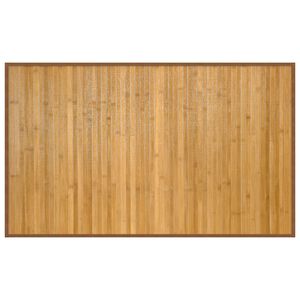 vidaXL Vloerkleed rechthoekig 60x100 cm bamboe naturel