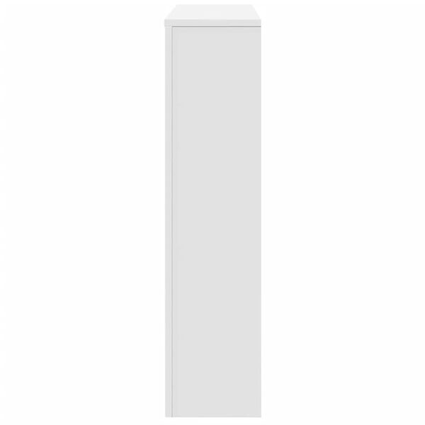 vidaXL Radiatorombouw 175x20x82 cm bewerkt hout wit