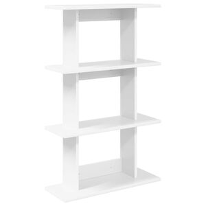 vidaXL Wandplank Muurmontage Wit 56 x 20 x 90 cm Bewerkt hout