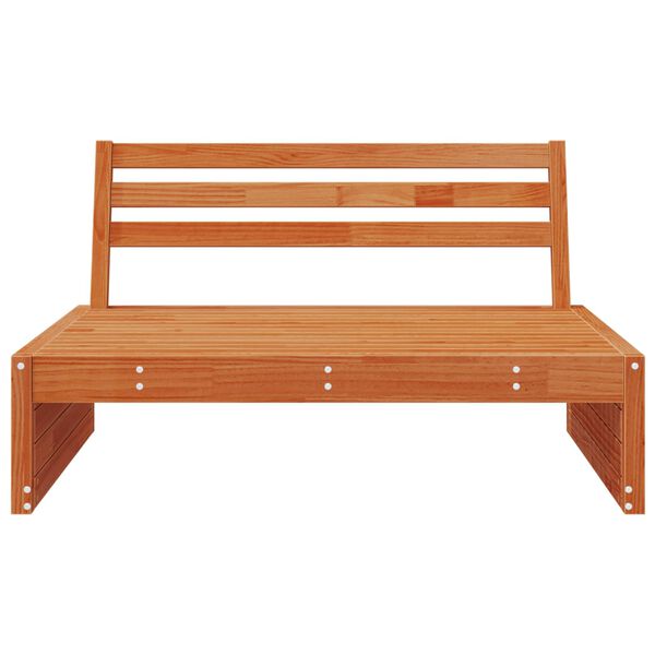 vidaXL Tuin Midden Sofa Massief Vurenhout Waskleur Bruin