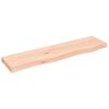 vidaXL Wandschap 80x20x4 cm onbehandeld massief eikenhout