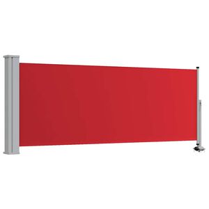 vidaXL Tuinscherm uittrekbaar 100x300 cm rood