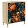 vidaXL Dressoir LOCHEM Sonoma 69 x 33 x 75 cm Bewerkt hout