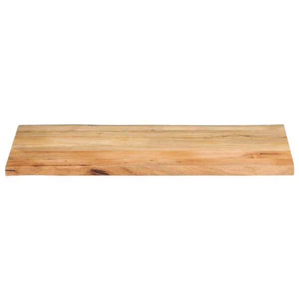 vidaXL Tafelblad met natuurlijke rand 110x60x2,5 cm massief mangohout