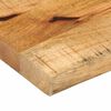 vidaXL Tafelblad met natuurlijke rand 140x20x2,5 cm massief mangohout