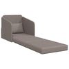 vidaXL Slaapbank 60cm Taupe Stof