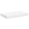 vidaXL Wandschappen zwevend 2 st 40x23x3,8 cm MDF hoogglans wit
