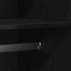 vidaXL Kledingkast Zwart Eiken 90 x 52 x 200 cm Bewerkt hout