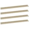 vidaXL Wandschappen 4 st 100x9x3 cm sonoma eikenkleurig