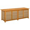 vidaXL Tuinopslagdoos 185 L Massief Acaciahout 150 x 50 x 56 cm Beige