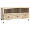 vidaXL TV-kast met lade Sonoma Eiken 102 x 34,5 x 50 cm Bewerkt hout