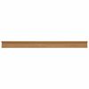vidaXL Wandplank met plank 4 pcs Bruin 115 x 9 x 3 cm Bewerkt hout