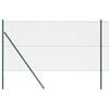 vidaXL gelast draadhek met grondbevestiging 50 x 1 m PVC-Coated Staal