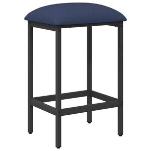 vidaXL Barkruk Blauw 40 x 32 x 64 cm Bewerkt hout