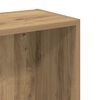 vidaXL Boekenkast 80x24x76 cm bewerkt hout artisanaal eikenkleurig